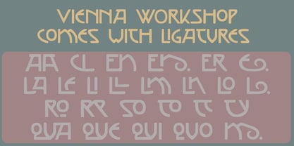 Vienna Workshop Font Poster 4