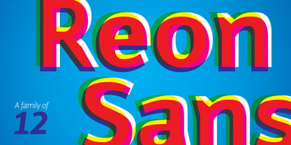 Reon Sans Font Poster 1