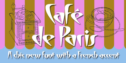 Cafe De Paris Font Poster 1