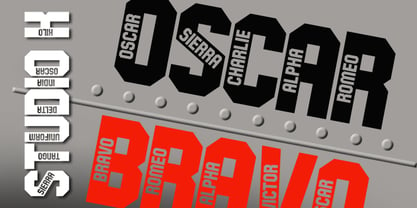Oscar Bravo Font Poster 1