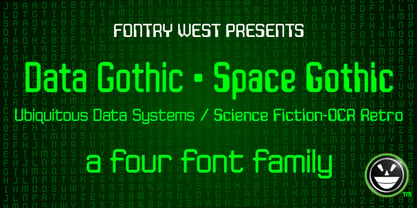 JLS Data Gothic Font Poster 3