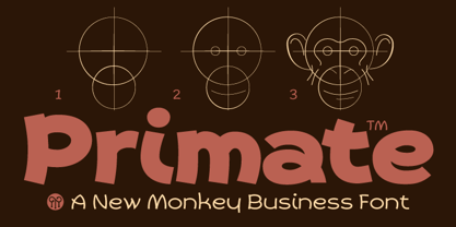 Primate Font Poster 22