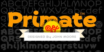 Primate Font Poster 27