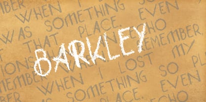 Barkley Font Poster 1