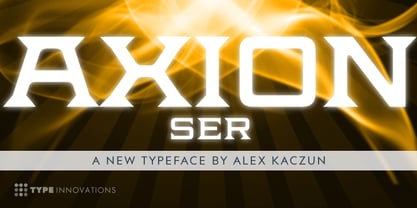 Axion SER Font Poster 6