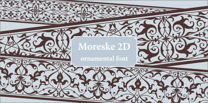 Moreske 2D Fuente Póster 1