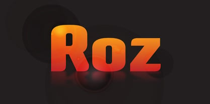 Roz Font Poster 1