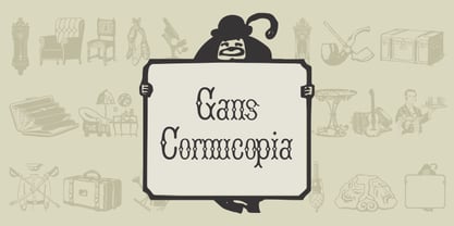 Gans Cornucopia Font Poster 2