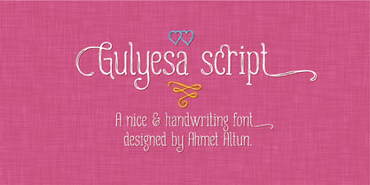 Gulyesa Script Font Poster 1