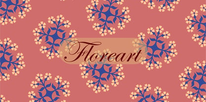 Floreart Font Poster 1