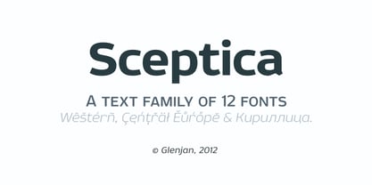 Sceptica Font Poster 1