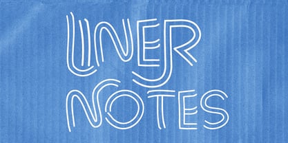Liner Notes Font Poster 1