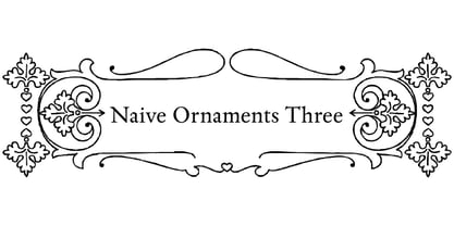 Naive Ornaments Font Poster 4