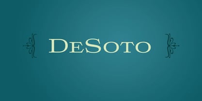 DeSoto Font Poster 1