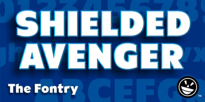 CFB1 Shielded Avenger Font Poster 1