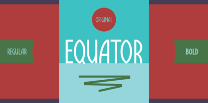 Equator Font Poster 1