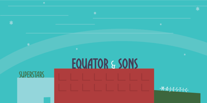 Equator Font Poster 7