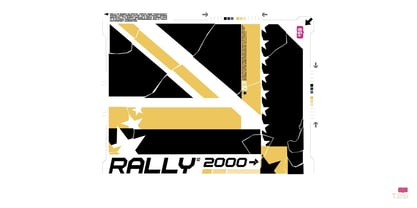 Rally Font Poster 1