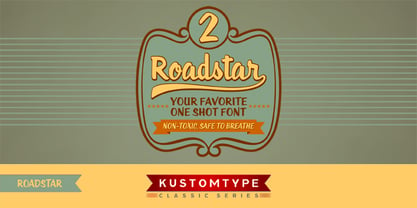 Roadstar Font Poster 4