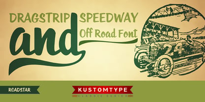 Roadstar Font Poster 2