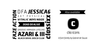 Clio Condensed Font Poster 7