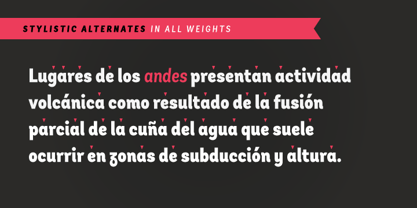 Andes Condensed Fuente Póster 3