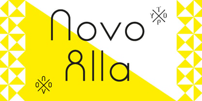 NT Novo Font Poster 1