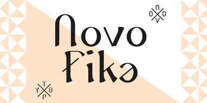 NT Novo Font Poster 6