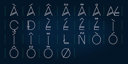 Electro Font Poster 6