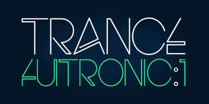 Electro Font Poster 8