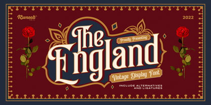 The England Font Poster 1
