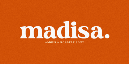 Amoura Rosbele Font Poster 6