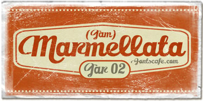 Marmellata Jar 02 Font Poster 1