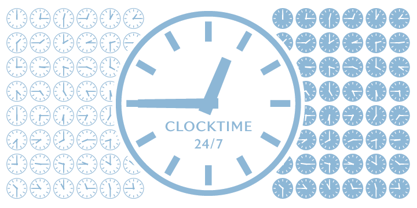 Clocktime Font Poster 1
