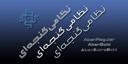 Aban Font Poster 2