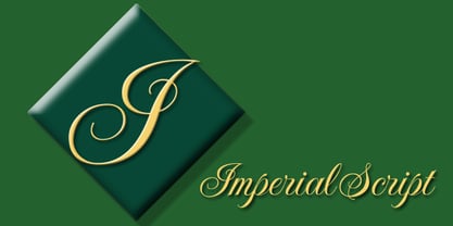 Imperial Script Font Poster 1