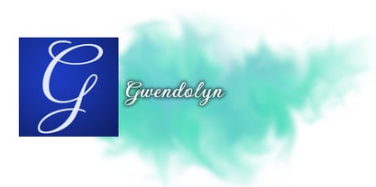 Gwendolyn Font Poster 1