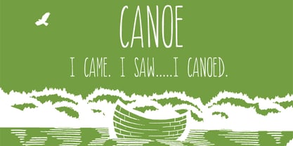 Canoe Handwriting Font Poster 1