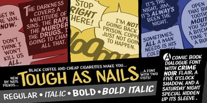 Tough As Nails BB Font Poster 1