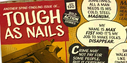 Tough As Nails BB Font Poster 2