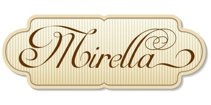 Mirella Script Fuente Póster 1