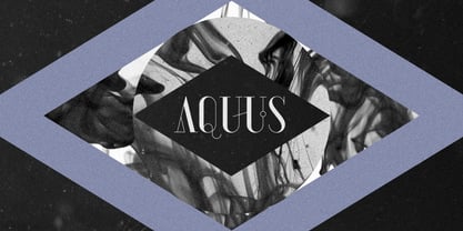 Aquus Font Poster 1