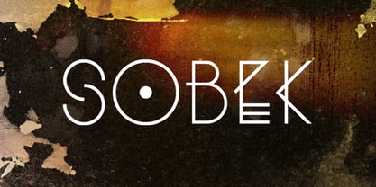 Sobek Font Poster 17