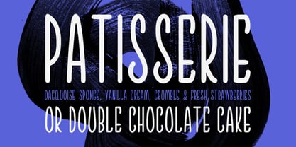 Patisserie Font Poster 6