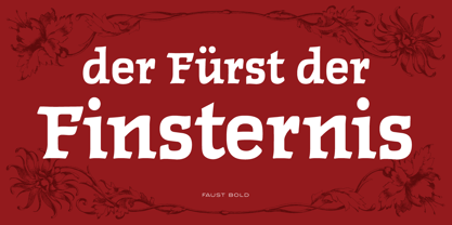 Faust Font Poster 5