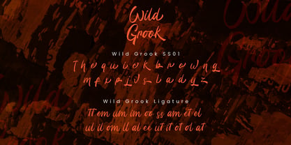 Wild Grook Font Poster 7