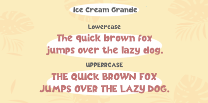 Ice Cream Grande Font Poster 7