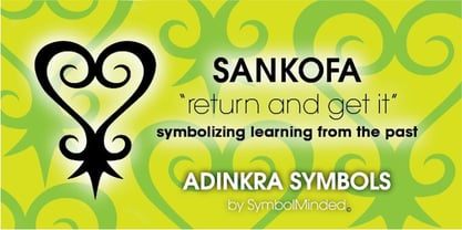 Adinkra Symbols Fuente Póster 2