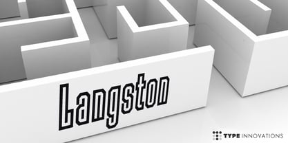 Langston Font Poster 6