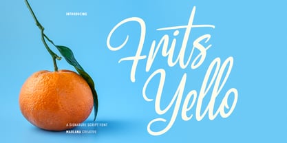Frits Yello Font Poster 1